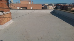 impermeabilizacion en terrado de comunidad de sabadell. 