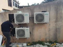 Instalación 3 máquinas de aire acondicionado DAITSU