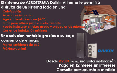 Instale un Sistema de calefacción por Aerotermia