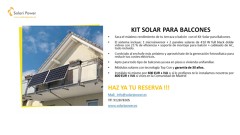 KIT SOLAR PARA BALCONES