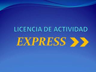 LICENCIA EXPRESS