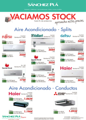 Liquidación Stock Aire Acondicionado