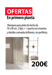 Mamparas de ducha cristal