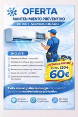 Mantenimiento preventivo aire acondicionado