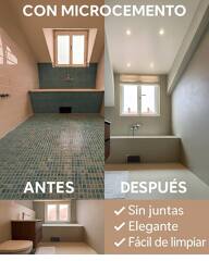 Microcemento en baños
