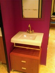 Mueble lavabo y espejo