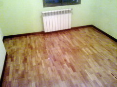 Barnizado de parquet semi brillante