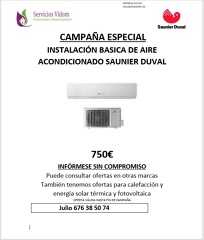 Oferta  Aire acondicionado
