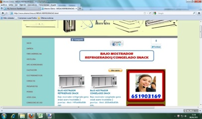 oferta bajomostrador refrigerado y congelados snack, mesas refrigeradas