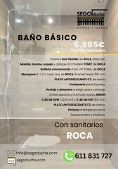OFERTA BAÑO con sanitarios ROCA