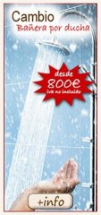 Oferta, cambio de bañera por plato de ducha