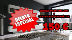 Oferta Cèdula habitabilitat més certificació energètica