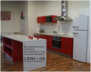 Oferta Cocina por cambio de Exposición