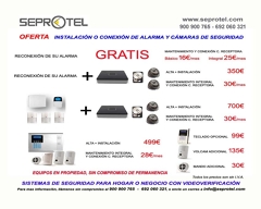 Oferta de Alarma y Cámaras de Seguridad