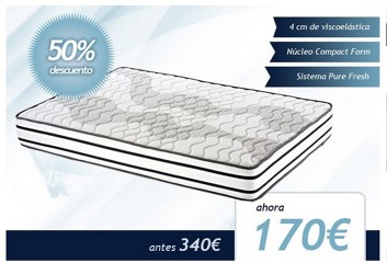 Oferta de colchones viscoelasticos