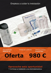 Oferta Descalcificador + osmosis inversa de regalo