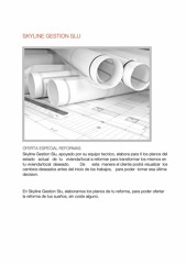 OFERTA ELABORACION PLANOS EN TU REFORMA