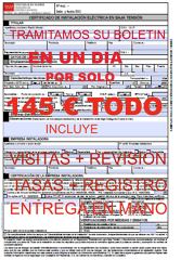 OFERTA EN BOLETINES ELECTRICOS