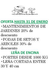 Oferta en jardineria