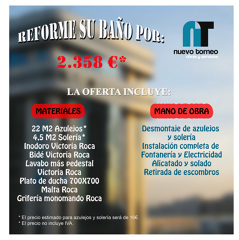 OFERTA EN REFORMA DE BAÑOS