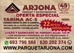 OFERTA ESPECIAL TARIMA AC-5