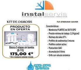 Oferta Kit de Osmosis