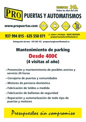 OFERTA MANTENIMIENTO