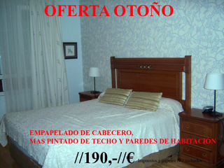 OFERTA OTOÑO 2.012. DECORACION EN HABITACIÓN