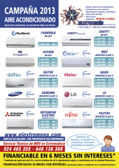 Ofertas Aire Acondicionado 2013