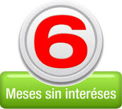 Pague 6 meses sin interes