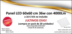 Panel led 60x60 36w