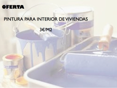 pinta tu vivienda por 3€/m2
