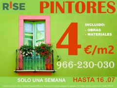 PINTORES. SOLO UNA SEMANA.