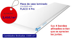 Placa de yeso laminado 4Pro