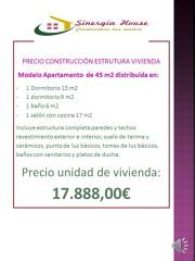 PRECIO COSTRUCCION ESTRUTURA VIVIENDA
