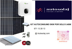 promoción 5 kw por solo 5400