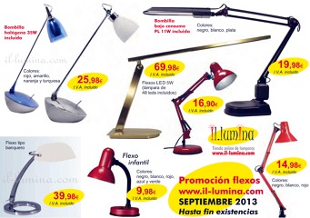 Promoción en flexos www.il-lumina.com
