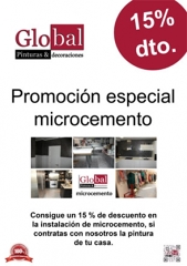 Promoción especial microcemento.