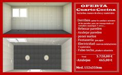 Reforma  cuarto cocina 