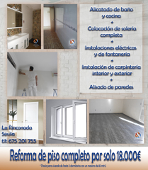 Reforma de piso completa