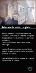 reforma integral cuarto de baño 4 m2 6500€ iva incluido