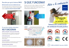 Sistema anti-condensación de ventilación forzada.