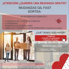 Sorteo Mudanzas Gil Fast