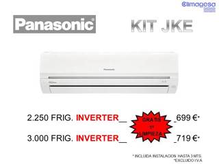 Split PANASONIC sistema INVERTER - INSTALADO