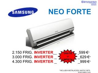 Split SAMSUNG sistema INVERTER - INSTALADO