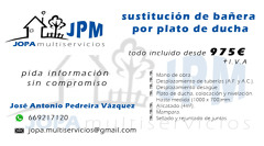 Sustitución de bañera por plato de ducha