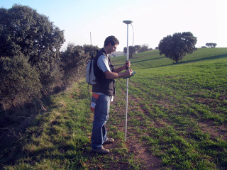 Trabajos de topografía