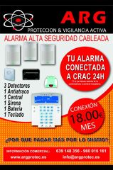 TU ALARMA CONCTADA A CRAC 24H DESDE 18€ MES
