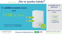 ¡Tu caldera nueva desde 113€/mes!