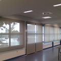 Instalacion estores y cortinas en Fundacion BOBATH